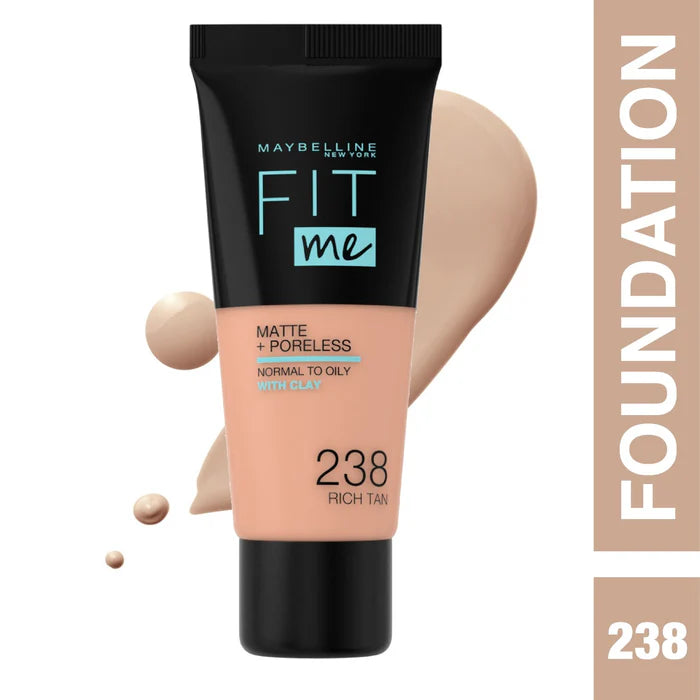 Maybelline Fit Me Matte + Poreless Liquid Foundation- 30ML