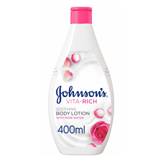 Johnson's Vita-Rich Soothing Body Lotion with Rose Water
