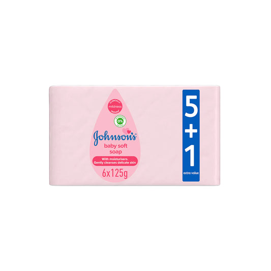 Johnson's Baby Soap Pink Pack of 5+1 Free