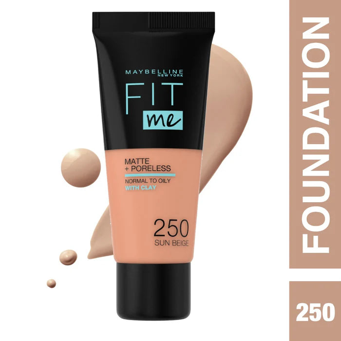 Maybelline Fit Me Matte + Poreless Liquid Foundation- 30ML