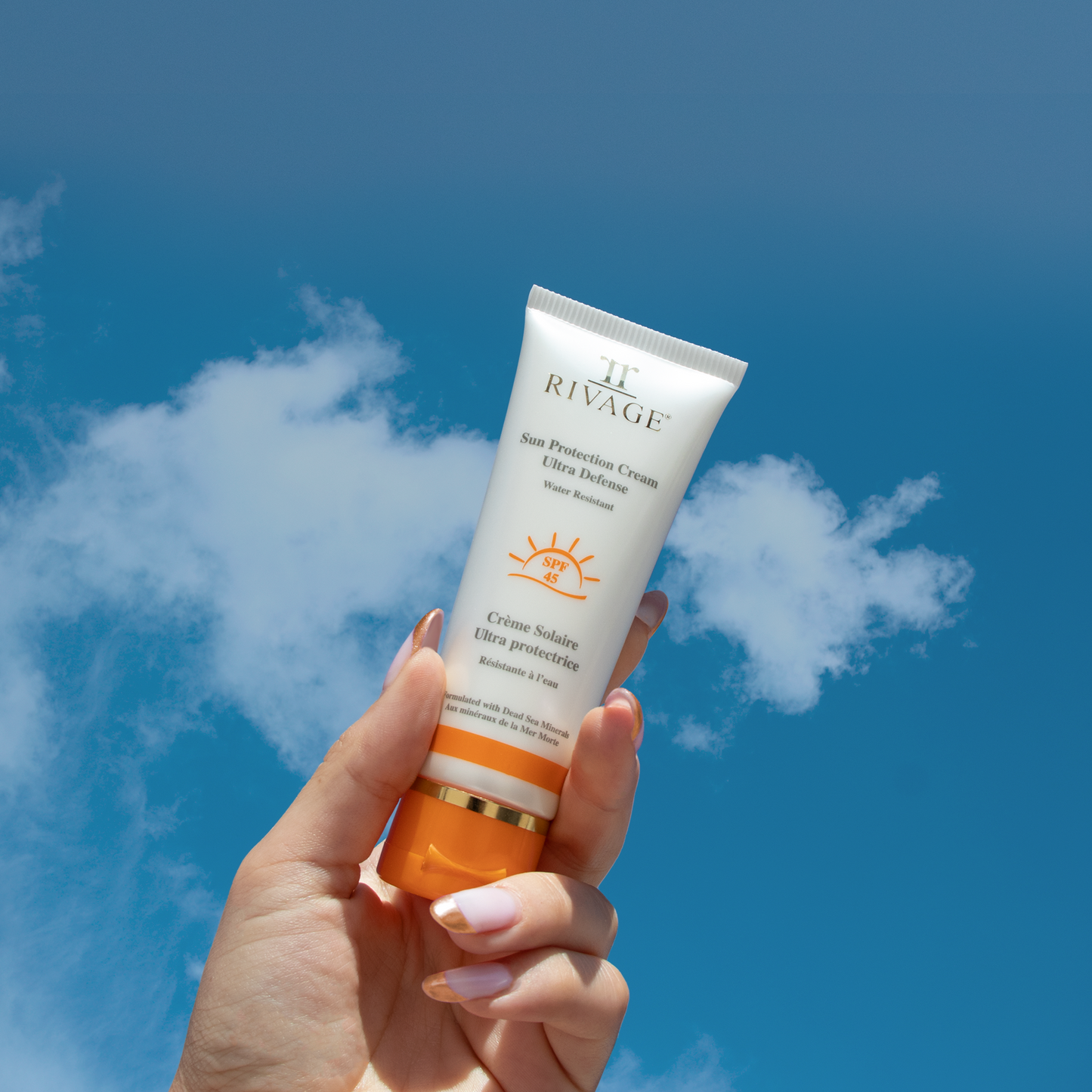 Rivage Sun Protection Cream Ultra Defense SPF 45 - Water Resistant - 75 ML