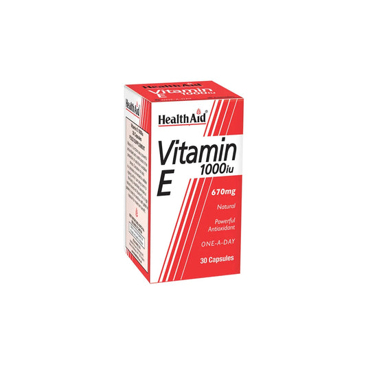 HealthAid Vitamin E 1000 IU 30 Capsules