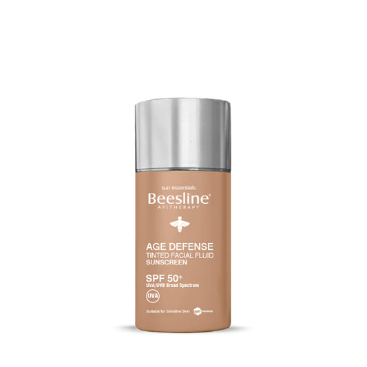 Beesline Age Defense Tinted Facial Fluid Sunscreen SPF50+-40ML