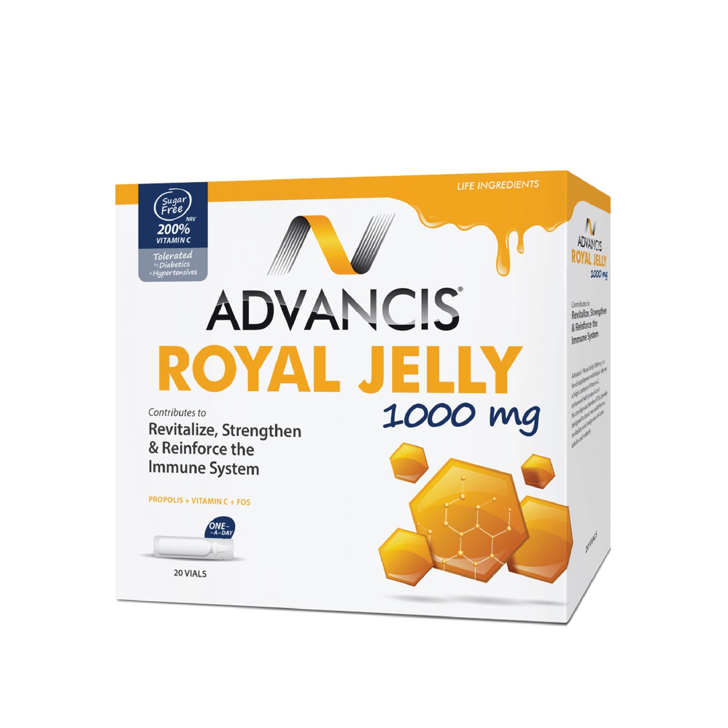 Advancis Royal Jelly 1000MG 20 Vials