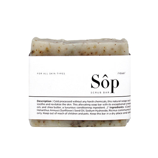 Atelier Beautanique - SOP Rose Scrub Bar
