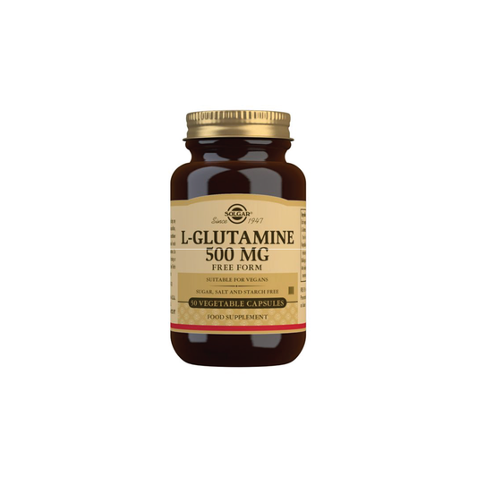 Solgar L-Glutamine 500 MG 50 Vegetable Capsules