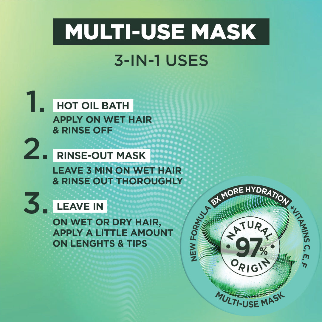 Ultra Doux Aloe Vera Hair Food 3-in-1 Mask 390 ML