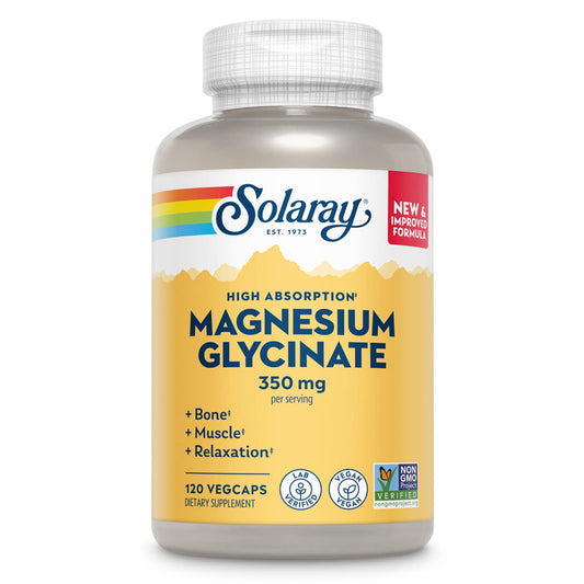 Solaray Magnesium Glycinate 350 Mg - 120 Caps
