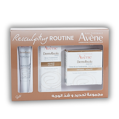 Avène DermAbsolu Recontouring Serum 30 ML + Avène DermAbsolu Defining Day Cream 40 ML + Gift: Avène Intense Eye Makeup Remover 125 ML