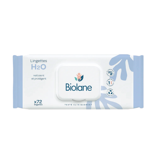 Biolane Thick H2O Baby Wipes 72 Wipes