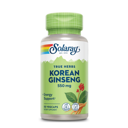 Solaray Korean Ginseng Root 550 Mg - 50 Capsules