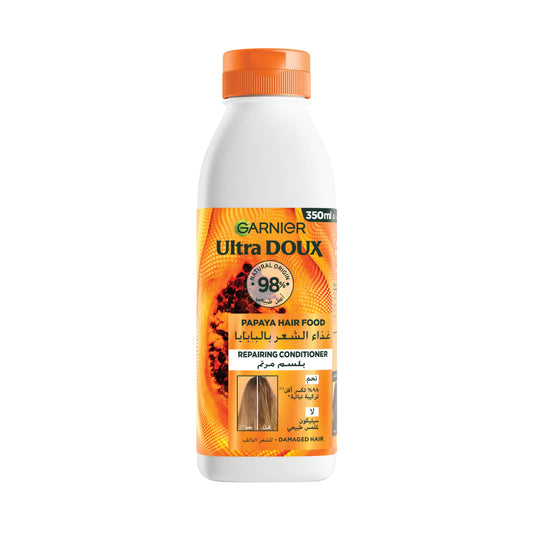 Ultra Doux Papaya Vegan Hair Food Conditioner For Damaged Hair 350 ML