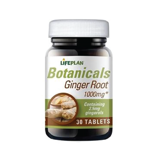 Lifeplan Botanicals Ginger Root 1000 Mg - 30 Tablets