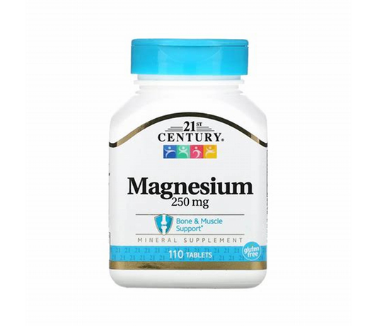 21st Century Magnesium 250 Mg 110 Capsules