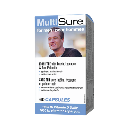 Webber Naturals® MultiSure Men 60 Capsules