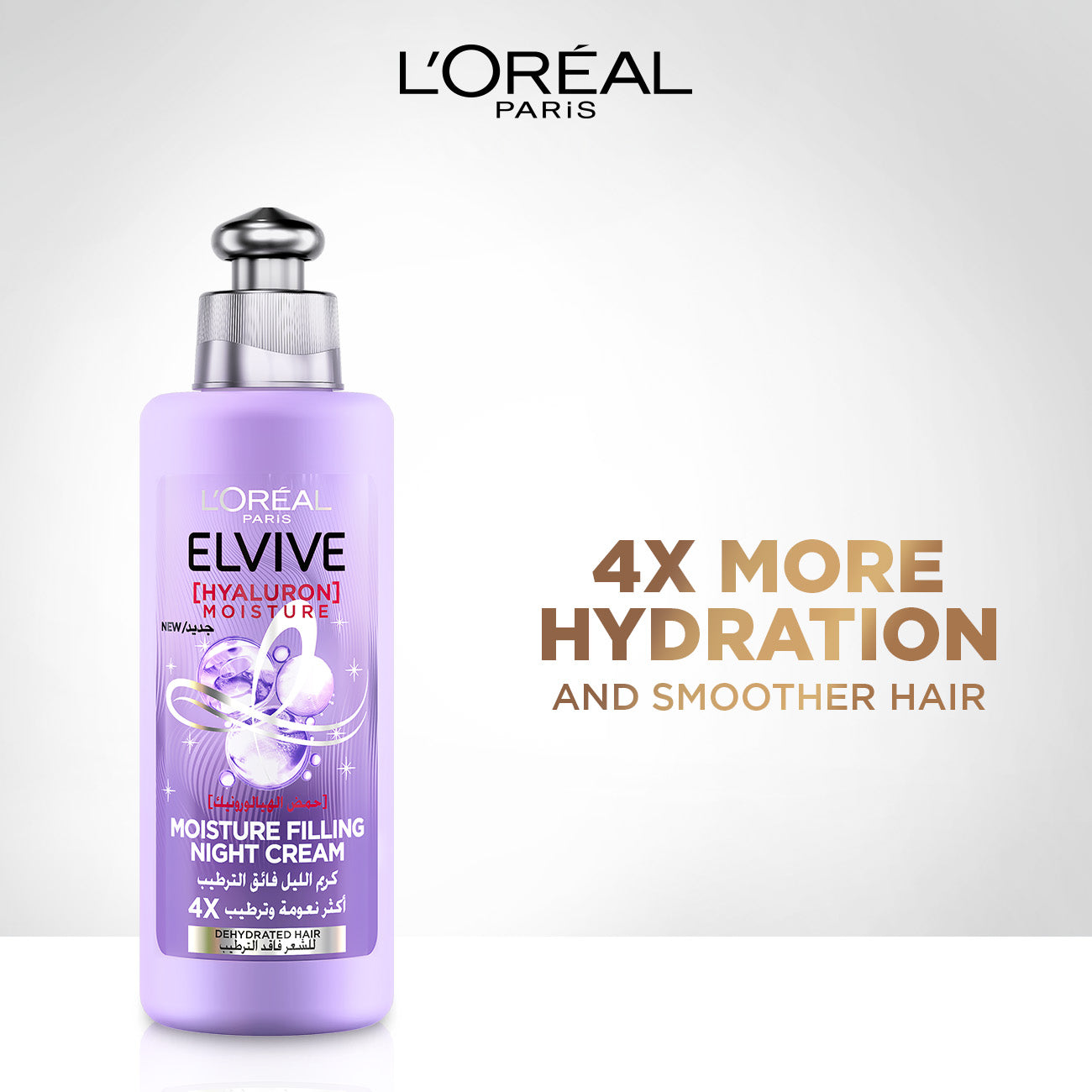 L'Oreal Paris Elvive Hyaluron Moisture Filling Night Cream 200 ML