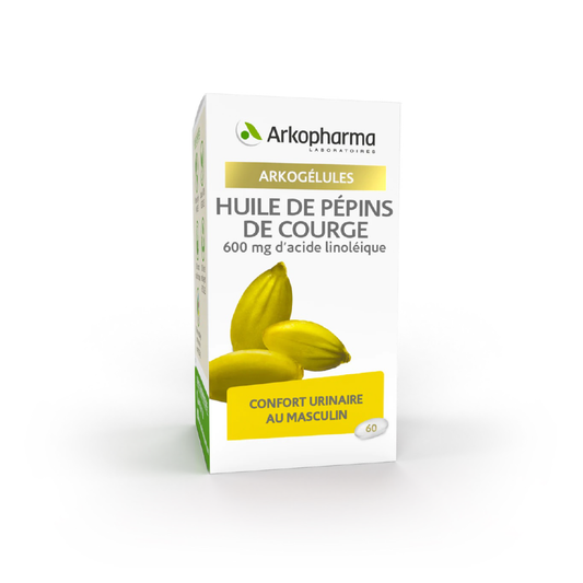Arkopharma Arkogélules Huile de Pépins de Courge 60 Capsules