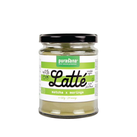 Purasana Matcha Moringa Latte 120 Gr