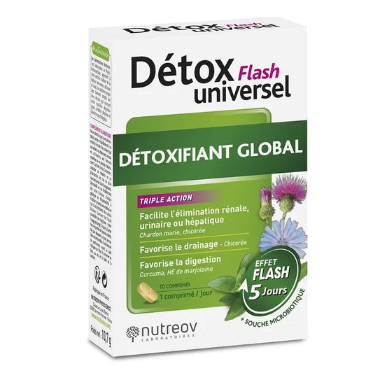 Nutreov Universal Detox Flash 5J Triple Action -10 Tablets