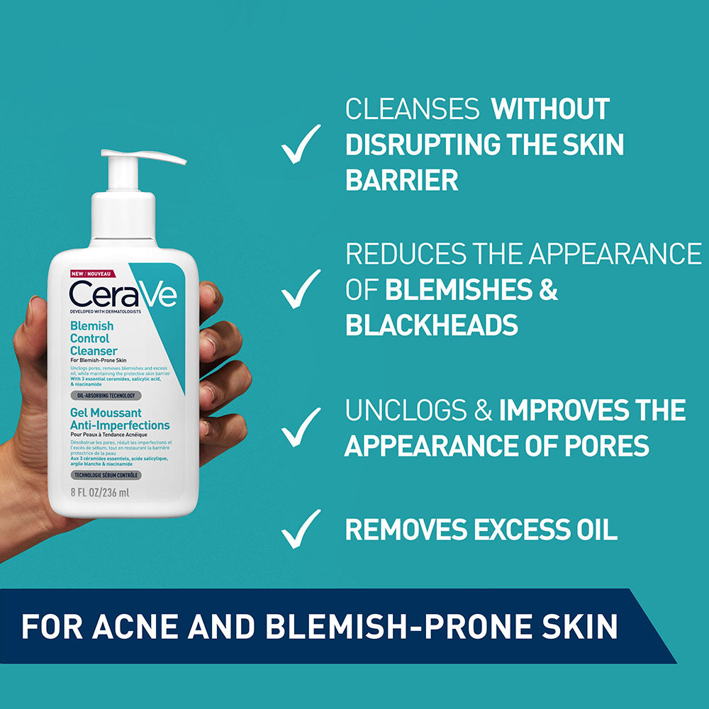 CeraVe Blemish Control Cleanser Face Wash 236 ML