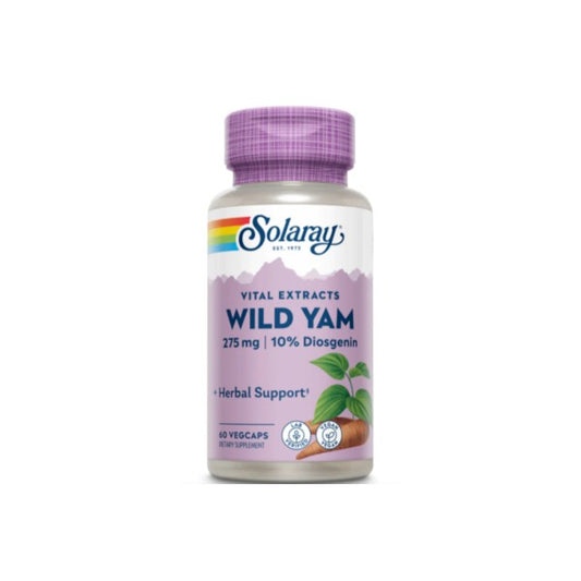 Solaray Wild Yam Root Extract 275Mg - 60 Vegcaps