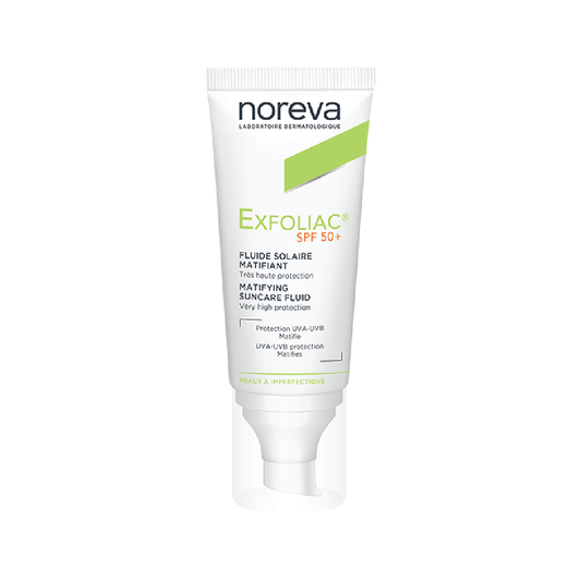 Noreva Exfoliac SPF50+ Mattifying Sun Fluid -40ML