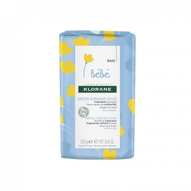 Klorane Baby Gentle Superfatted Soap with Calendula 250g