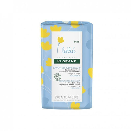 Klorane Baby Gentle Superfatted Soap with Calendula 250g