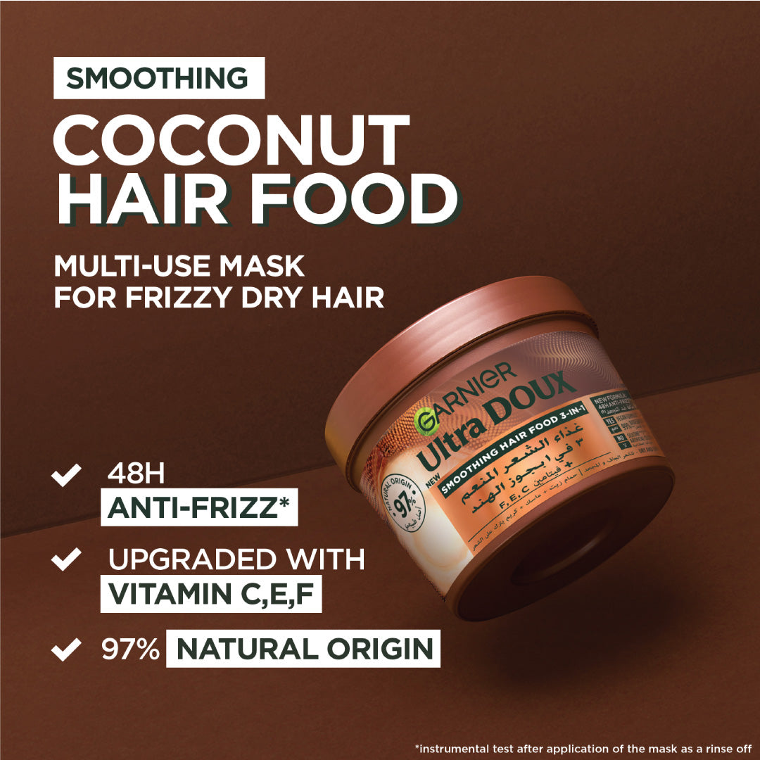 Ultra Doux Coconut Hair Food 3-in-1 Mask 390 ML