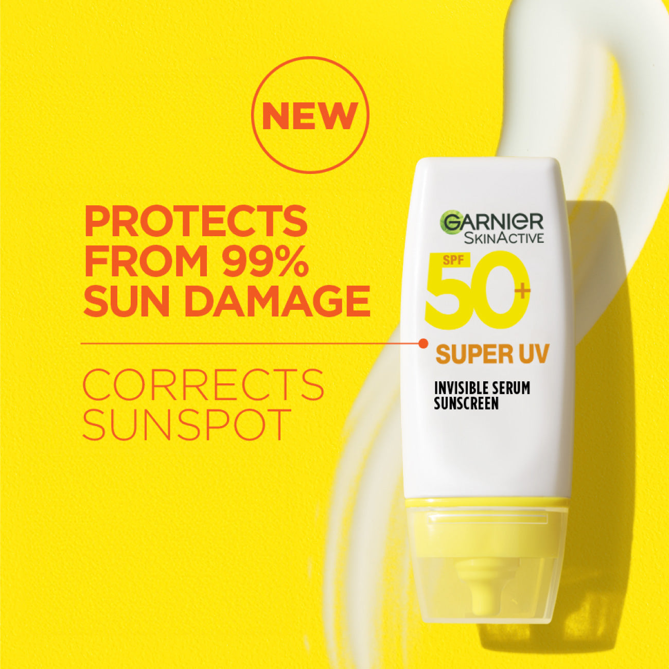 Garnier SkinActive Super UV Invisible Serum Sunscreen SPF50+ 30ml