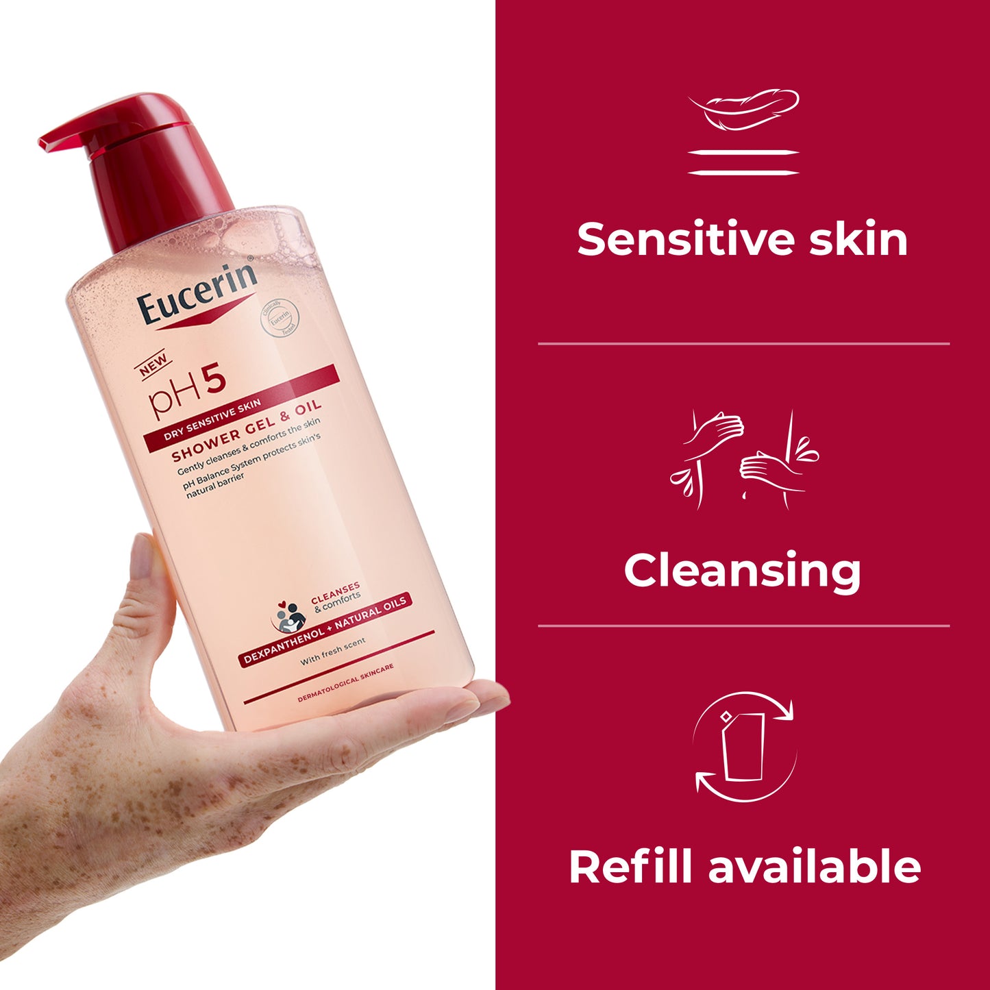Eucerin pH5 Shower Gel & Oil 400 ML