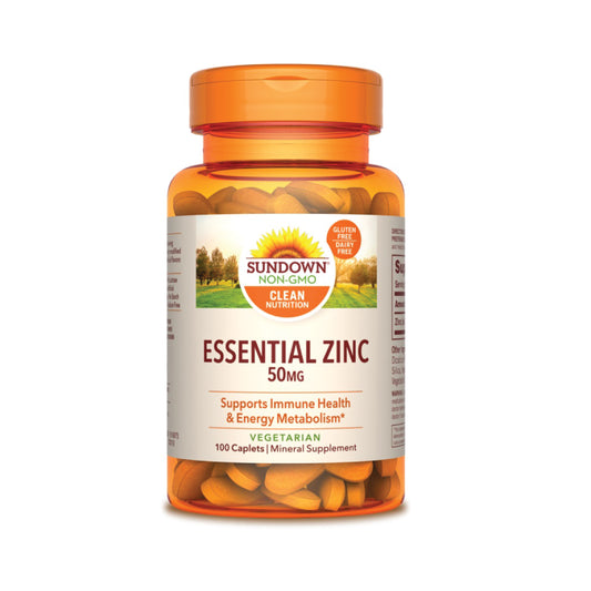 Sundown Essential Zinc 50mg 100 Tablets