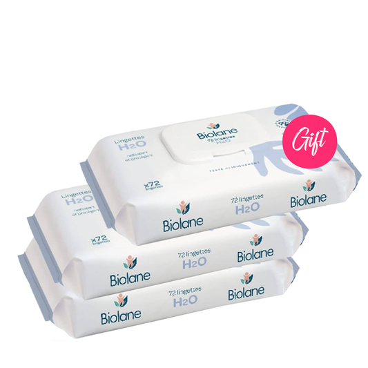 Buy 2 Get 1:Biolane H2O Thick Wipes x72 Wipes