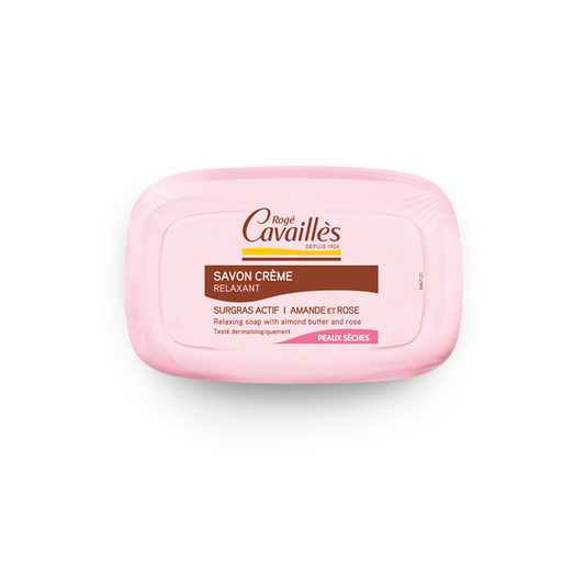 Rogé Cavaillès Almond and Rose Relaxing Cream Soap-115G
