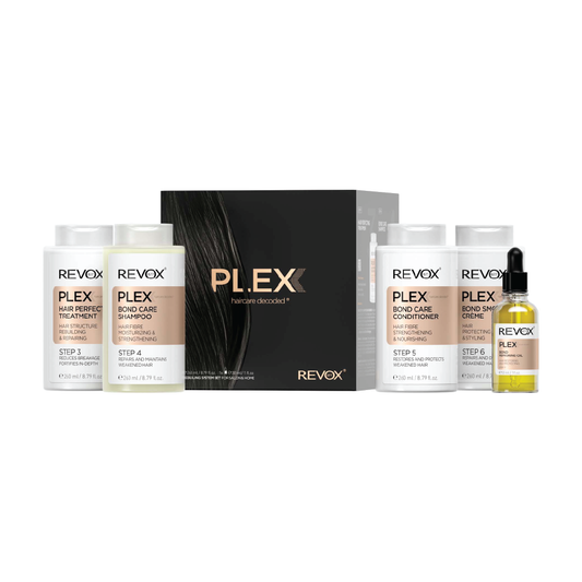 Revox B77 - PLEX Hair Rebuilding System Set for Salon & Home 4 x 260 ML