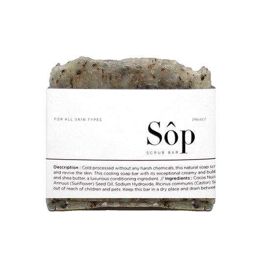 Atelier Beautanique-SOP Mint Scrub Bar