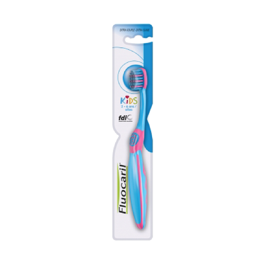 Fluocaril-Kids Toothbrush 2-6 Years Extra-Supple-Pink& purple