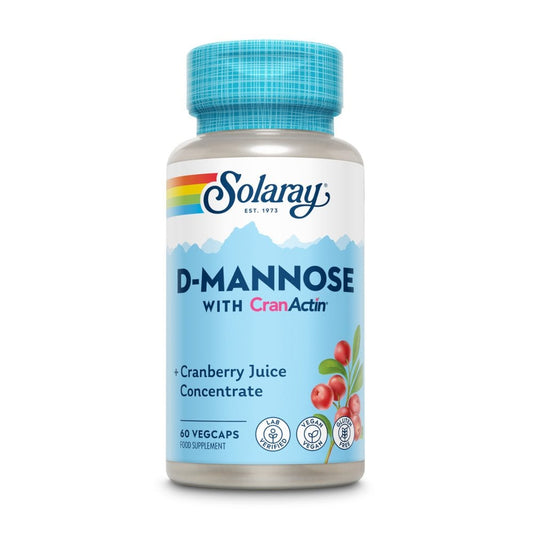 Solaray D-Mannose 1000Mg - 60 Vegcaps