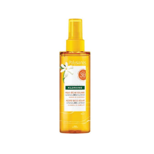 Klorane Polysianes Dry Sun Oil for Body and Hair SPF30 200ML