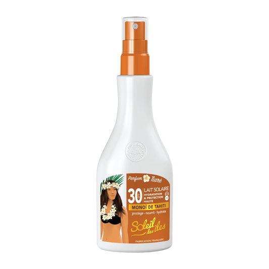 Soleil Des Iles Lait Solaire Hydratant - Parfum Tiare SPF30 150 ML