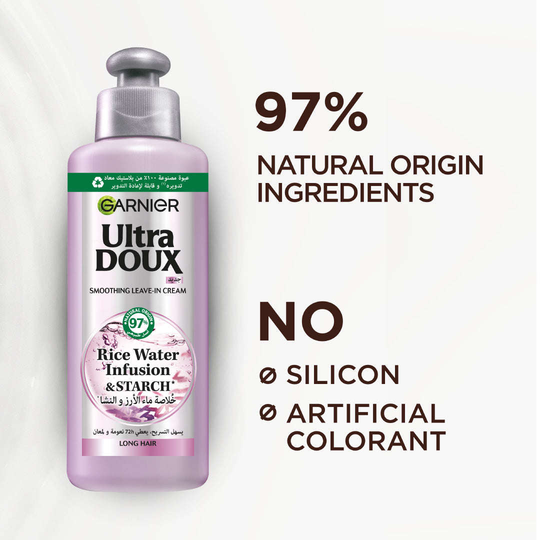 Ultra Doux Rice Water & Starch Leave-In Cream 200 ML