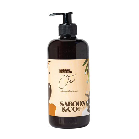 SABOON & CO – Oud Olive Oil Liquid Soap 500 ML