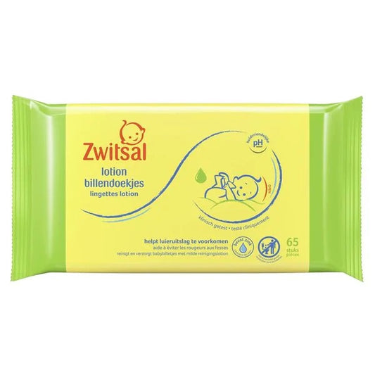 Zwitsal Lotion Wipes 2*65