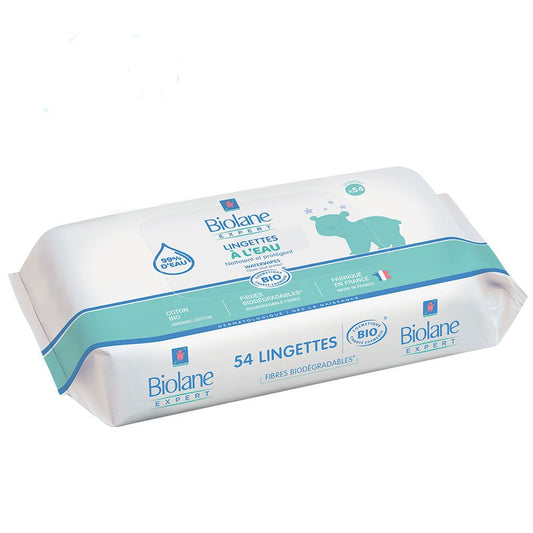 Biolane Expert Organic Water Wipes x54