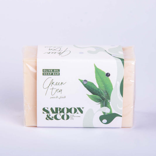 SABOON & CO – Green Tea Olive Oil Soap Bar