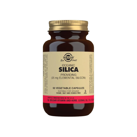 Solgar Oceanic Silica 25 MG 50 Vegetable Capsules