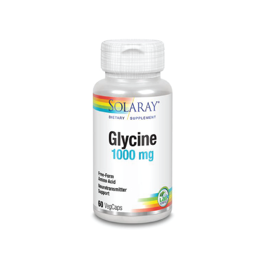 Solaray Glycine Free Form 1000 mg 60 Capsules