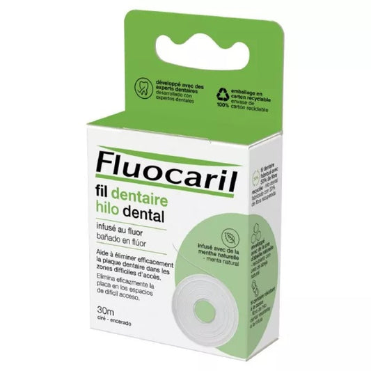 Fluocaril Dental Floss Infused with Fluoride 30 M