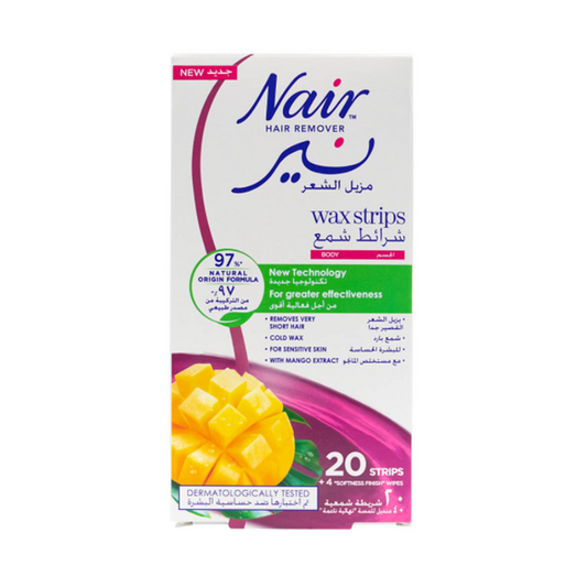 Nair Body Wax Strips – Mango
