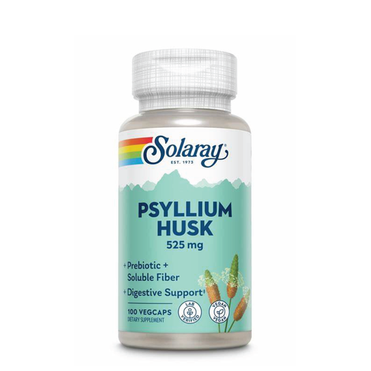 Solaray Psyllium Husk 525 Mg - 100 Capsules